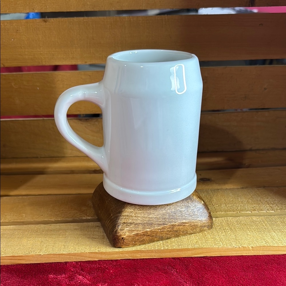 White Ceramic Mug Hall pottery
